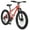 Orange, variant on Juuar 24" Fat Tire Mountain Bikes for Men, 7 Speed Disc Brake Adult Bikes with Front Suspension, Steel Frame Urban Commuter Bicycle, Gray