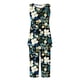 thumbnail image 5 of Conjunto de Ropa de Estar de Mujer Cuello Redondo Impresión Blusa sin Mangas Pantalones Cortos, Pantalones de Cintura Elástica para las Mujeres, 5 of 7