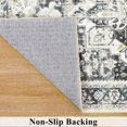thumbnail image 4 of Washable Rugs x Vintage Area Rugs Area Rugs Low Pile Floor Carpet Printed Soft Durable Stain Foldable Rugs Living Room Dining Room Bedroom, 4 of 9