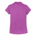 thumbnail image 6 of Ladies Trace Heather Golf Polyester Polo Shirt Berry Heather Large, 6 of 6