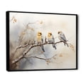 thumbnail image 2 of Designart "Silent Bird Watcher VI" Animals Floater Framed Wall Art Print, 2 of 7