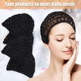 thumbnail image 4 of kurtrusly 4piece Exquisite Craft Polyester Mesh Hair Cap For Universal Sleeping Hair Net Wig Polyester Made Type 4, 4 of 6