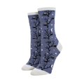 thumbnail image 1 of Chaussettes Bleues Chaussettes d'Halloween pour Femmes Filles Motif Coloré Nouveauté Mignon, 1 of 3