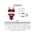 thumbnail image 4 of Keeccty Women Sexy Lace Solid 2PCs Lingerie Set, 4 of 4