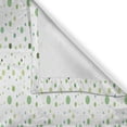 thumbnail image 5 of Ambesonne Vintage Grommet Curtain, Green Toned Polka Dots, 50" x 120", Green Fern Green, 5 of 6