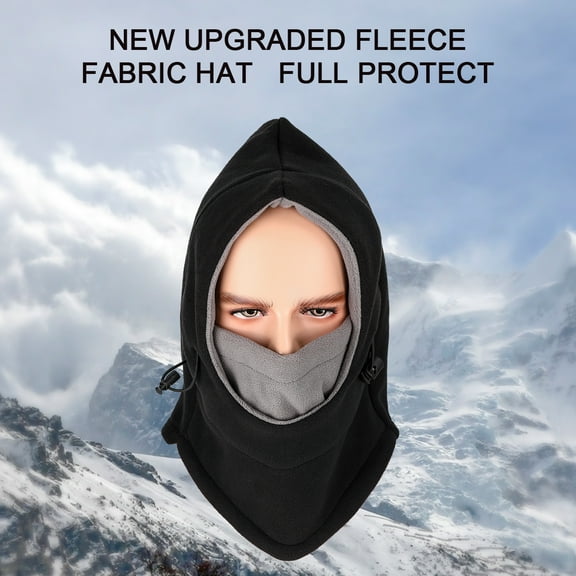 Balaclava Ski Face Mask Fleece Neck Gaiter Winter Beanie for Men from Dust Wind