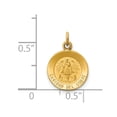 thumbnail image 2 of 14k Yellow Gold Our Lady of Cuba Medal Charm, 2 of 3