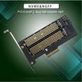 thumbnail image 4 of Dual Protocol M.2 NVMe and NGFF SSD to PCI Express M.2 Adapter Card with MKey BKey, 4 of 6
