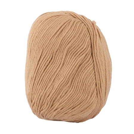 Scarf Khaki - Lady Sweater Scarf Gloves Hat Crochet Hand Knitting Weaving Yarn Cord Khaki 50g