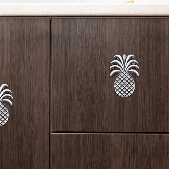 2pcs Pineapple Cabinet Knobs Decorative Door Knob Drawer Pull Handles for Kitchen Cupboard Dresser Home Office