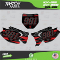 thumbnail image 2 of Kalair GFX Graphics Kit for Kawasaki KX125 (2003-2008) Twitch Series, 2 of 5