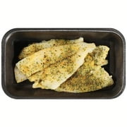 Trident Seafoods Lemon Pepper Citrus Seasoned Flounder Fillets, 1ct