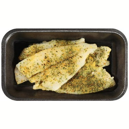 Trident Seafoods Lemon Pepper Citrus Seasoned Flounder Fillets, 1ct