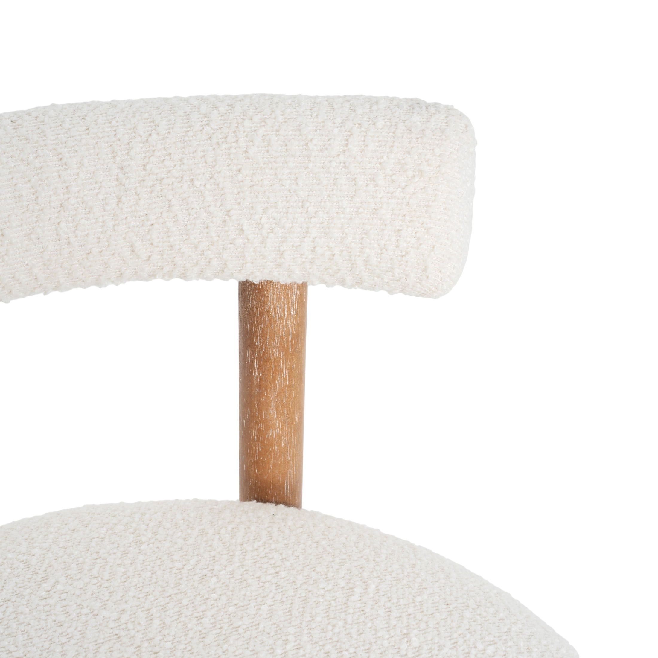 Christopher Knight Home Minimalist 26.77" Counter Height Bar Stools, Solid Wood Frame, Natural, Set of 4