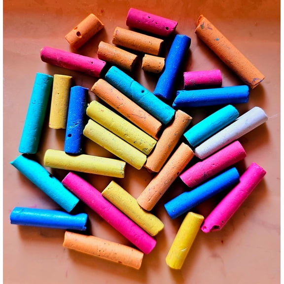 Multicolor Chalk Pieces Tukda, Crumbs For Rangoli Floor Designs