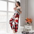 thumbnail image 5 of Sikiie Buffalo Plaid Love And Gnome Women’s Ultra-Soft Comfy Lounge Pants Sleepwear Comfy Lounge Pants Drawstring Sleep Bottoms with PocketsXX-Large, 5 of 6