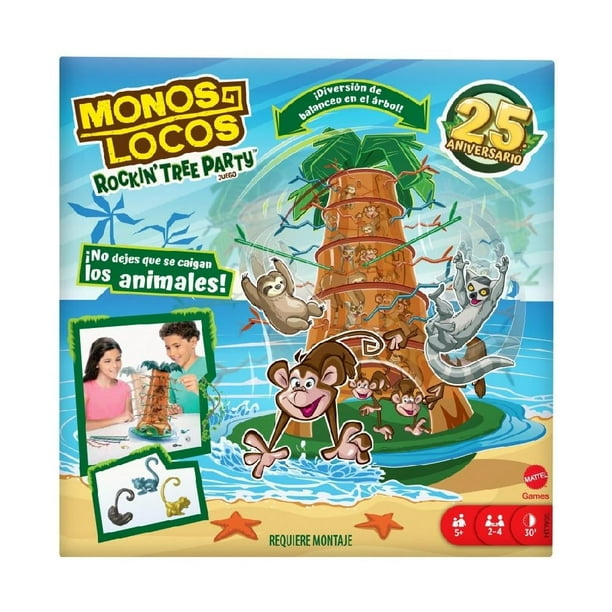 Juego de Mesa Mattel Preschool Monos Locos 25 Aniversario