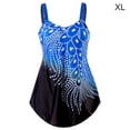 thumbnail image 4 of Wosthever 2021 traje de baño Sexy de piezas para mujer, traje de baño acolchado, traje de baño estampado sin espalda, traje de baño con cuello en V Traje de baño azul real XL Wosthever OD001290-28, 4 of 6