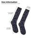 thumbnail image 2 of Fotbe Copper-Gold Gloss Outline Flower Calcetas Divertidas Estampadas para Hombre y Mujer, Calcetas de Algodón hasta la Rodilla para Caminar, Correr, Enfermería y Embarazo, 2 of 6