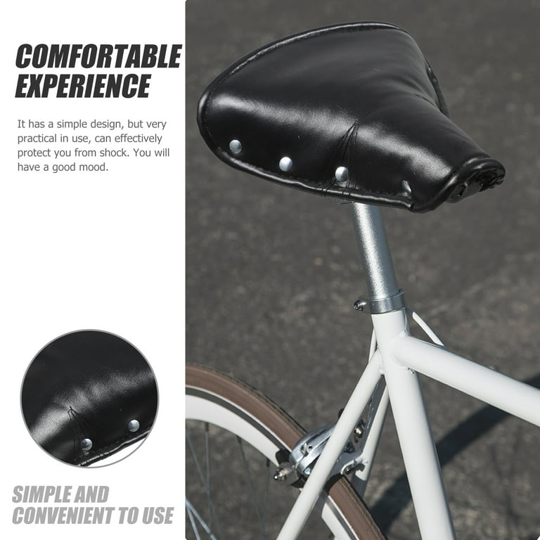 QUMONIN Vintage Saddle Replacement for Tricycle - Black