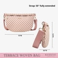 thumbnail image 6 of Kedzie Terrace Woven Crossbody Bag, Pink (Women's), 6 of 7