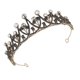 thumbnail image 4 of Tocado de la corona de la corona de la corona de 1pc Tocado de la novia de la novia Diadema de la corona (negro), 4 of 5