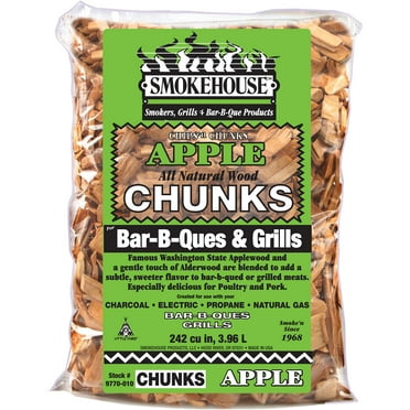 Smokehouse smoker Wood Chunks, Apple