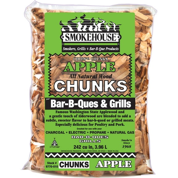 Smokehouse smoker Wood Chunks, Apple