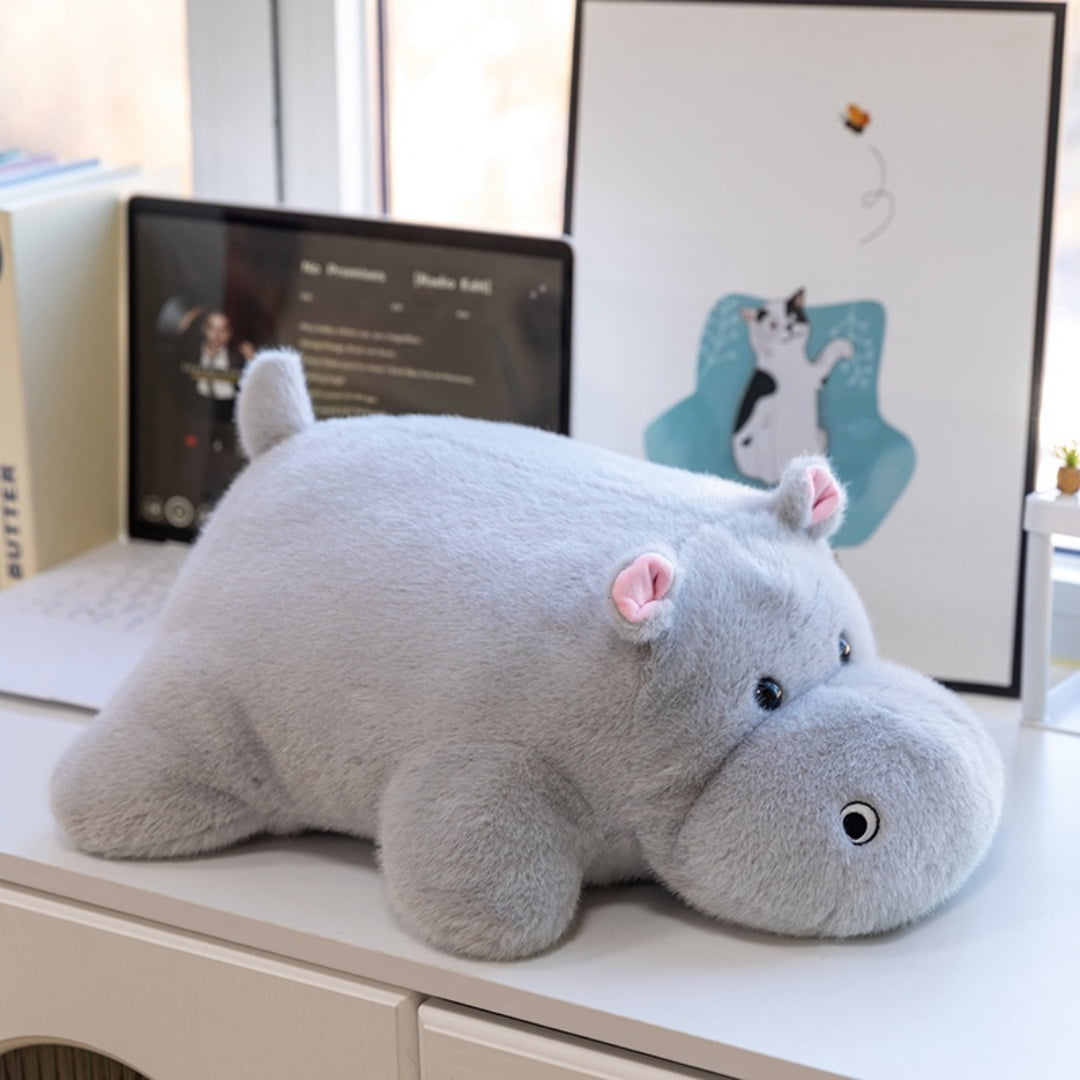 Soft Weighted Stuffed Animals for Anxiety Stress Relief- Cute Plush Cow Dinosaur Lion Animal Throw Pillow Gift