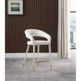 thumbnail image 5 of Meridian Furniture Destiny Cream Velvet Stool, 5 of 5
