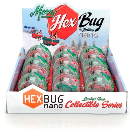 Rare Hex Bug Nano Pull Santa's Sleigh Special Edition Holiday Christmas Reindeer