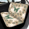 thumbnail image 4 of Pzuqiu Car Seat Covers Full Set Car Interior Decor Breathable Front and Rear Seat Cover Set Polyester Automobile Interior Decorate Accessories, 4 of 10
