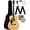 Natural, variant on Fender CC-60S Solid Top Concert Acoustic Guitar - All Mahogany w/ Gig Bag