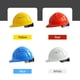 thumbnail image 4 of Casco de seguridad HDPE multifuncional Casco ignífugo a prueba de golpes transpirable con rejillas de ventilación para fábrica de almacén azul, 4 of 8