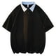 thumbnail image 1 of Camiseta de Manga Corta de Cuello Redondo de Color Sólido para Hombre, Blusa de Moda Casual Suelta para la Primavera Y el Verano, 1 of 6