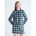 thumbnail image 2 of Free Assembly Women's Cropped Tweed Jacket with Fringe Trim, Sizes XS-XXL, 2 of 7