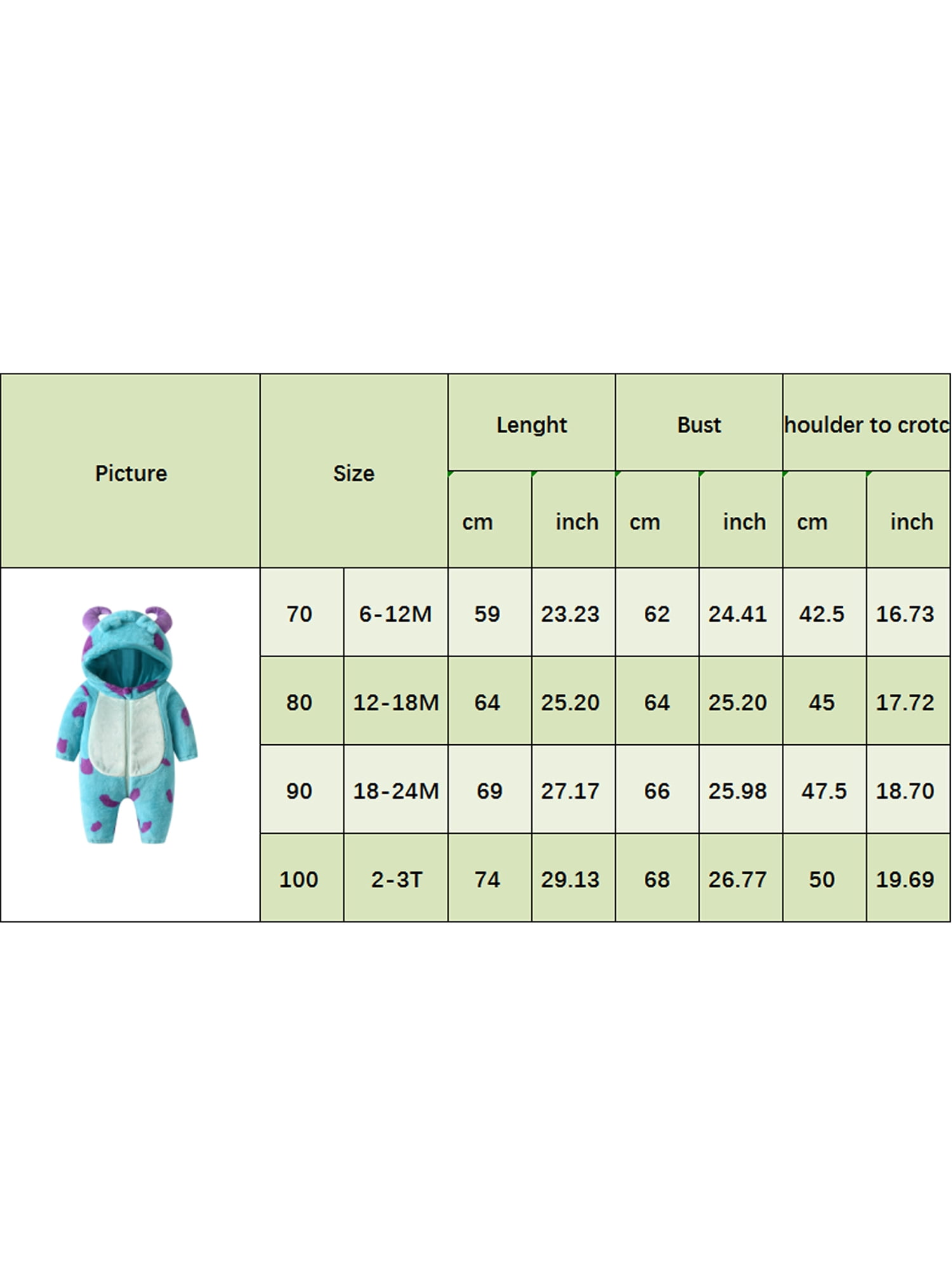 wsevypo Newborn Baby Boys's Girls's Stitch Flannel Zipper Warm Hooded Romper Jumpsuit Outfits