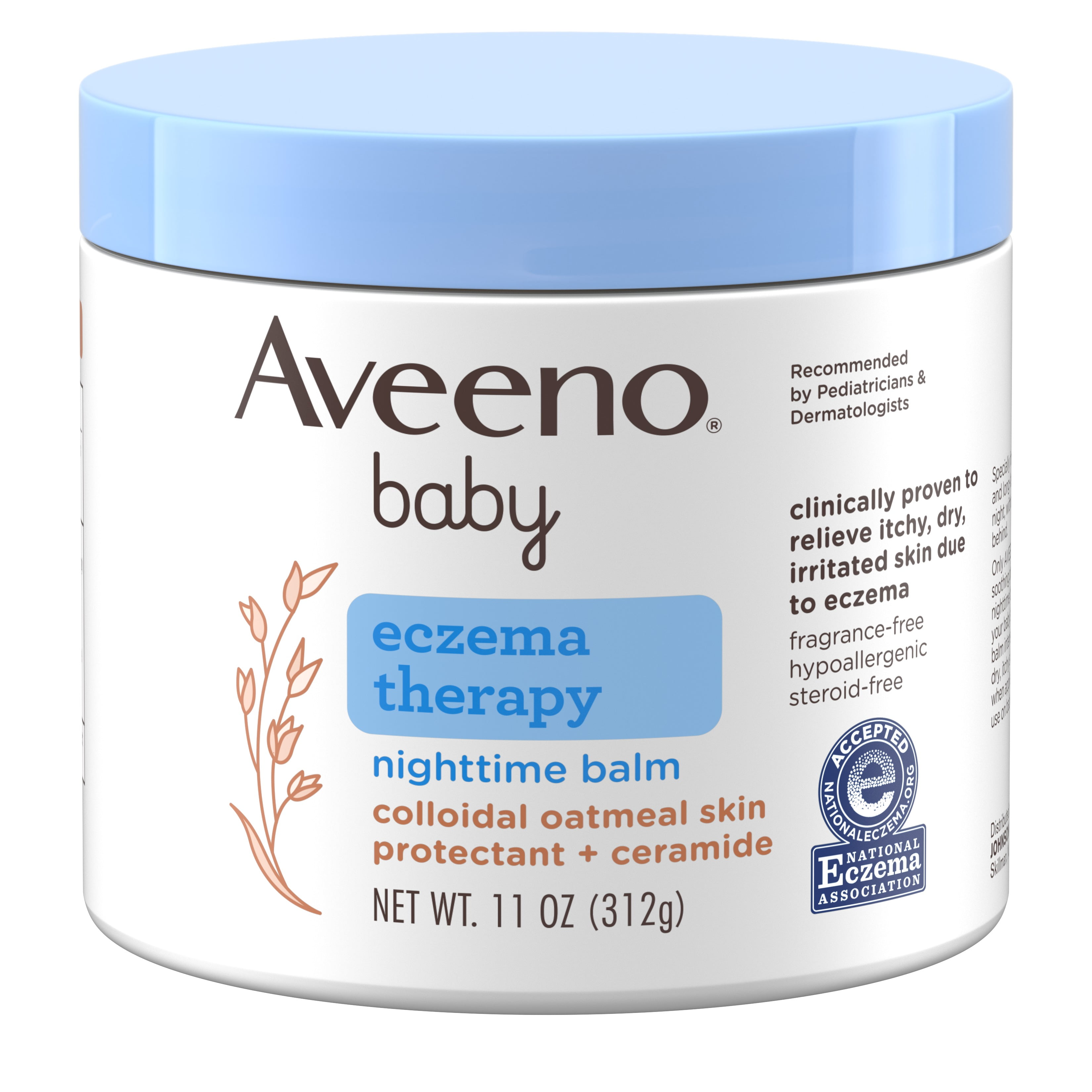 Aveeno Baby Eczema Therapy Nighttime Balm With Natural Oatmeal 11 Oz