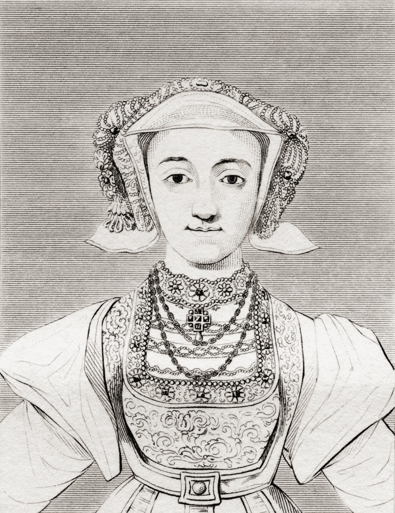 Anne Of Cleves 1515 - 1557 German Noblewoman And The Fourth Wife Of Henry Viii Of England From The Historic Gallery Of Portraits And Paintings Published 1808 Canvas Art - Ken Welsh Design Pics (24 x