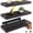 Black, variant on Ballucci 16" Floating Shelves for Wall, 3-Pack with Invisible Brackets, 6" Deep, Black