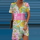 thumbnail image 4 of Vestido ajustado, vestido sexy para mujer, escote en V, estampado de princesa Barbie, moda coreana Y2k, vestidos elegantes para mujer para fiesta 2024, 4 of 5