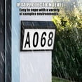thumbnail image 3 of Solar Address Sign, Solar House Numbers for Outside, Solar Powered LED Address Plaque Address Numbers Intelligently Controlled Lighted Address Signs with Solar Charging, Waterproof Address Design, 3 of 8