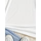 thumbnail image 5 of Girls' Flower Print T-Shirt - Soft & Comfy Casual Summer Tee, Round Neck, White with Floral Design, Perfect for Vacation or Casual Attire, Leisure Clothing, Relaxed Fit Shirt, Moderate Elasticity, 5 of 6
