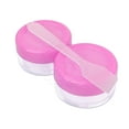 thumbnail image 4 of 10G/10ML Plastic Clear Cosmetic Sample Jars with Pink Lid and Spatulas, 4 of 5