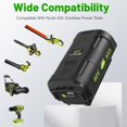 thumbnail image 4 of Batería ARyee 40V 6.0Ah de ion de litio para Ryobi OP4060 OP4050A, 4 of 7