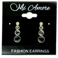 thumbnail image 2 of Mi Amore Dangle-Earrings Silver-Tone/Multicolor, 2 of 2