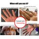 thumbnail image 5 of [Video Incluido] Nuevos Protectores Palma para Prevenir Callos Protectores Palma Media Palma Artefacto Mano Antiabrasión Almohadillas Palma Antiampollas en El La Palma (Negro M), 5 of 9