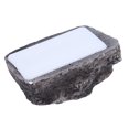 thumbnail image 5 of Hide-a-Spare-Key, roca falsa, se ve y se siente como piedra real, segura para jardín o patio al aire libre, Geocaching-paquete de 2 oso de fresa Electrónica, 5 of 5