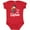 Red, variant on Inktastic I'm the Captain- pirate boy Boys Baby Bodysuit