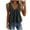 *Gray, variant on VBVC Women's Open Back Tie Peplum Tank Top, Ladies' V-Neck Sleeveless Babydoll Blouse, Casual Flowy Ruffled Hem Shirt For Women,Black,S-2XL